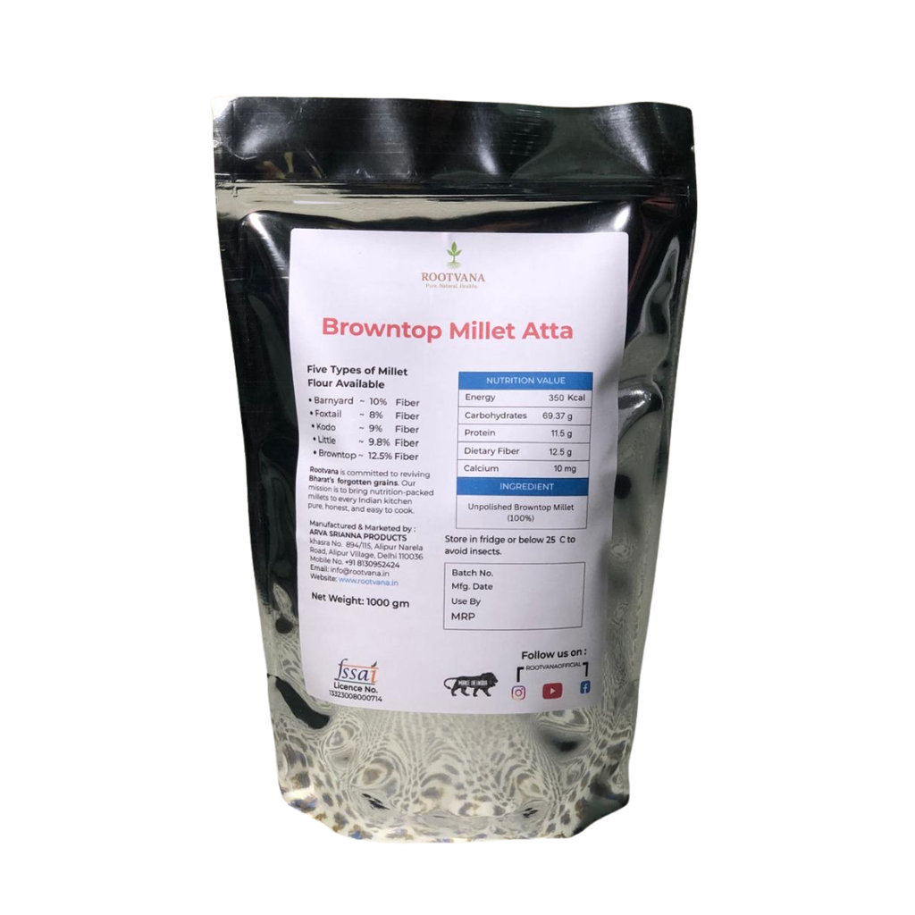 Regular Browntop Millet Atta - 1 Kg