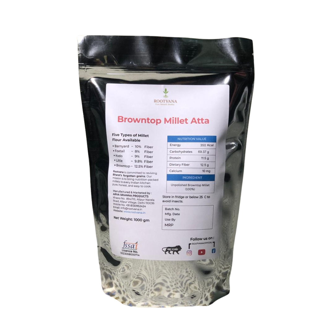 Regular Browntop Millet Atta - 1 Kg