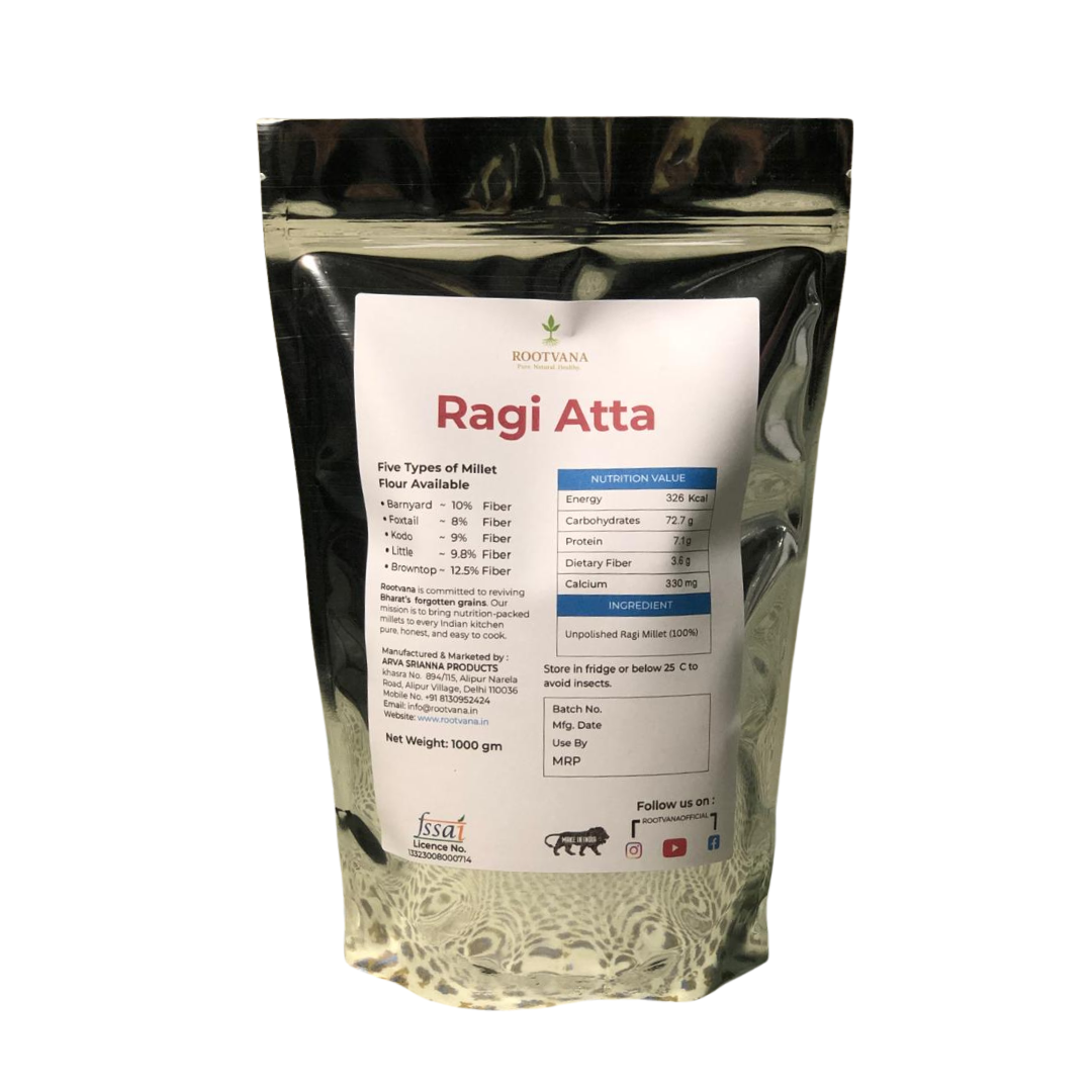 Regular Ragi Millet Atta - 1 Kg
