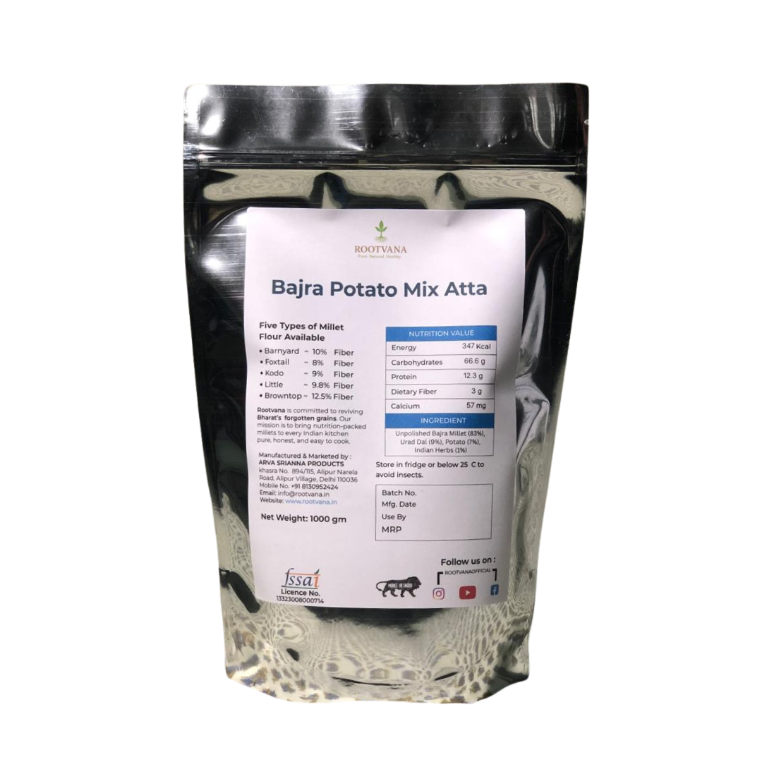 Bajra Millet Atta with Potato Mix - 1 Kg