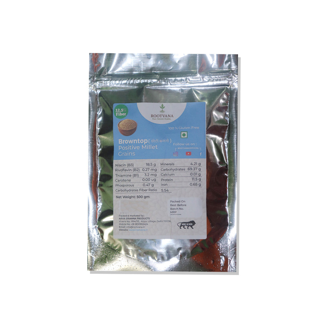 Rootvana Browntop Millet Whole Grains