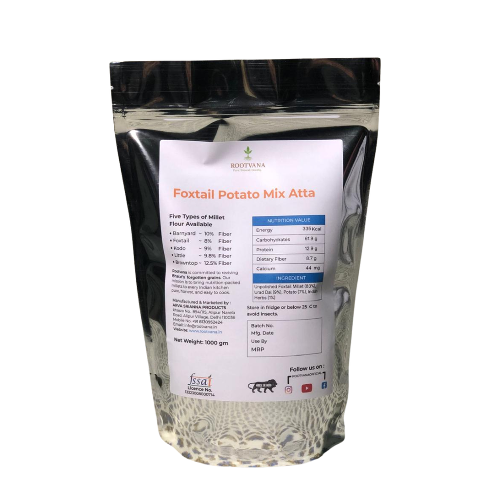 Foxtail Millet Atta with Potato Mix - 1 Kg