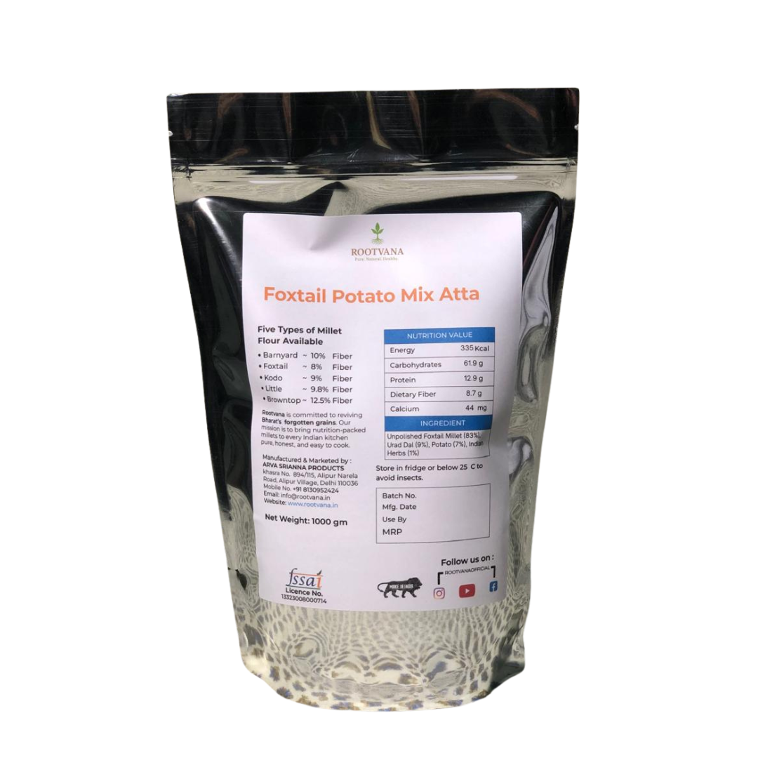 Foxtail Millet Atta with Potato Mix - 1 Kg