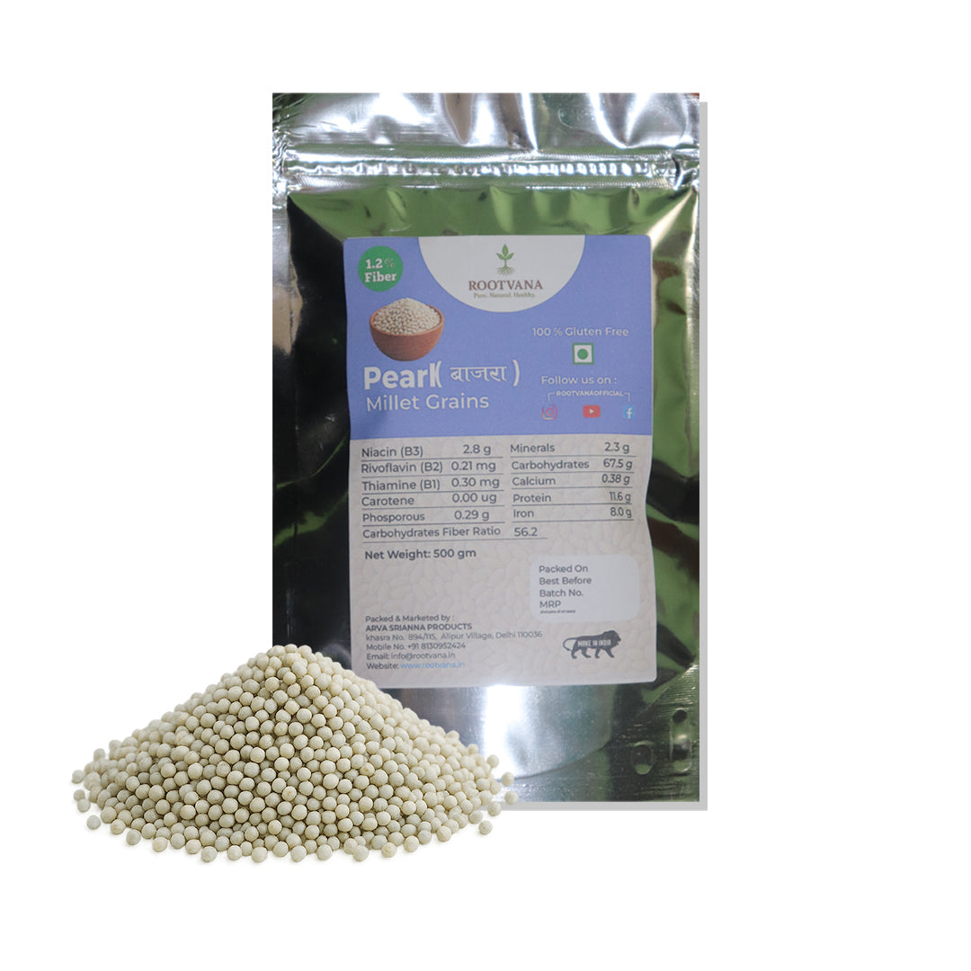 Rootvana Bajra (Pearl Millet) Whole Grains