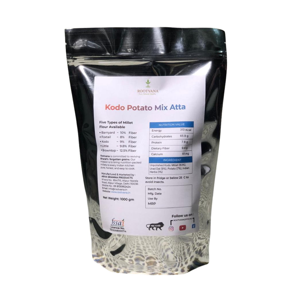 Kodo Millet Atta with Potato Mix - 1 Kg