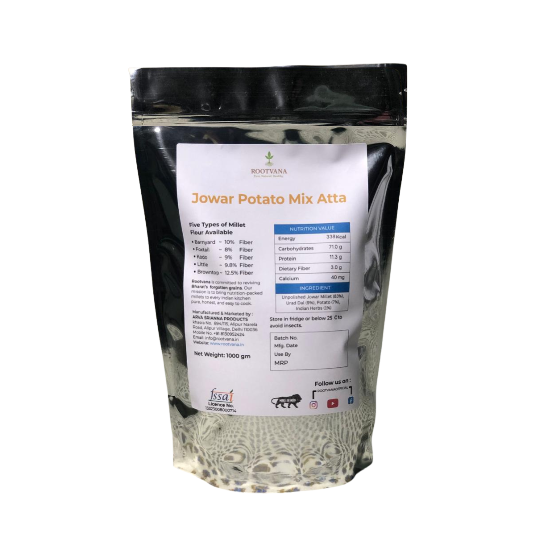 Jowar Millet Atta with Potato Mix - 1 Kg